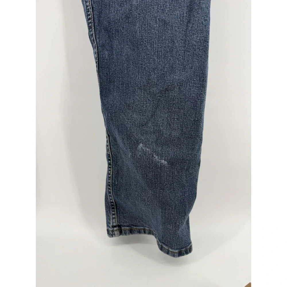 Wrangler Premium Quality Men's Blue Jeans Regular Fit Straight Mid Rise 40X32